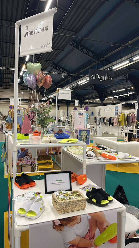 The Amigos Footwear stand in the Singular Space at Playtime Paris 2025